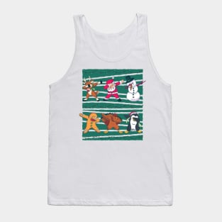 christmas funny dab Tank Top